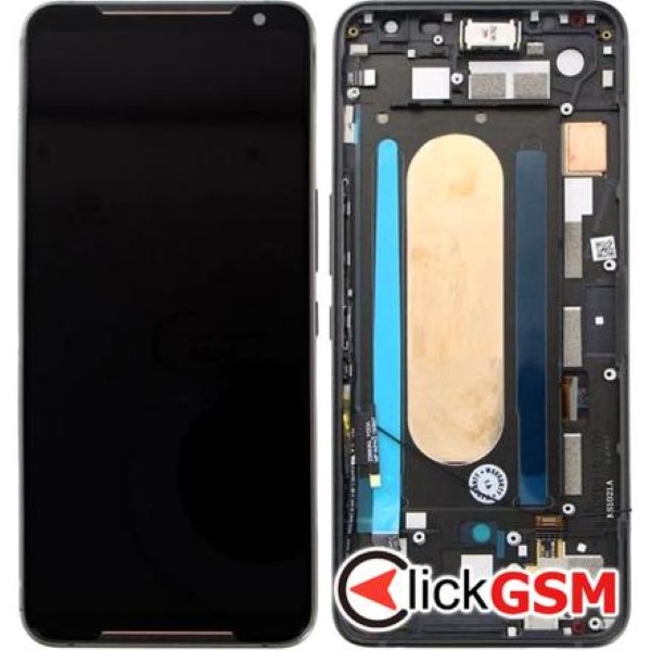 Piesa Piesa Display Original Cu Touchscreen Si Rama Negru Asus Rog Phone Ii 1g76