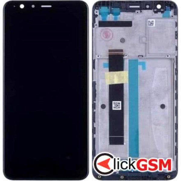 Piesa Display Original Cu Touchscreen Si Rama Negru Asus Zenfone Max Plus M1 1g6w