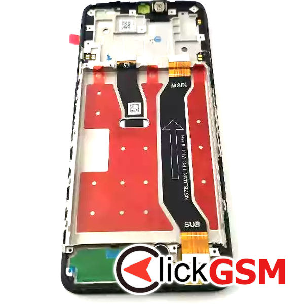 Piesa Piesa Display Original Cu Touchscreen Si Rama Negru Huawei Nova Y72 1c1b