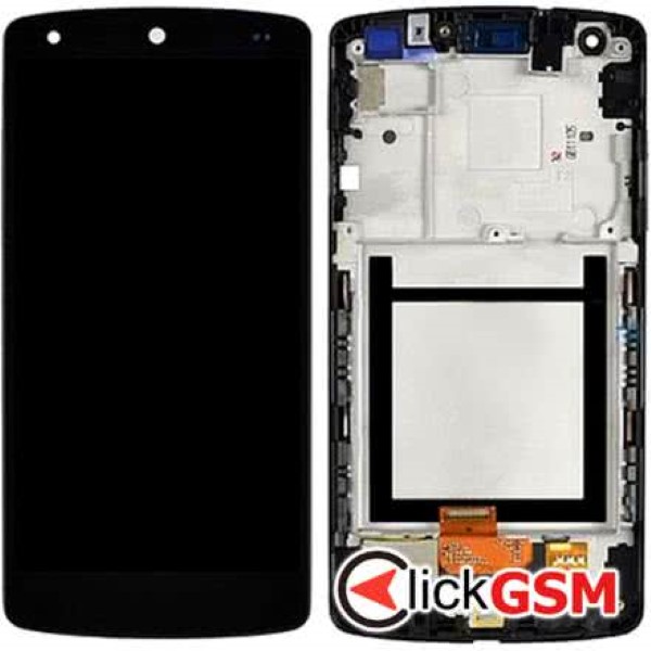 Piesa Piesa Display Original Cu Touchscreen Si Rama Negru Lg Google Nexus 5 2g3m