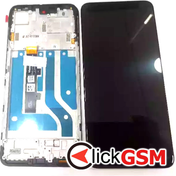 Piesa Display Original Cu Touchscreen Si Rama Negru Motorola Edge 20 Lite 3arq