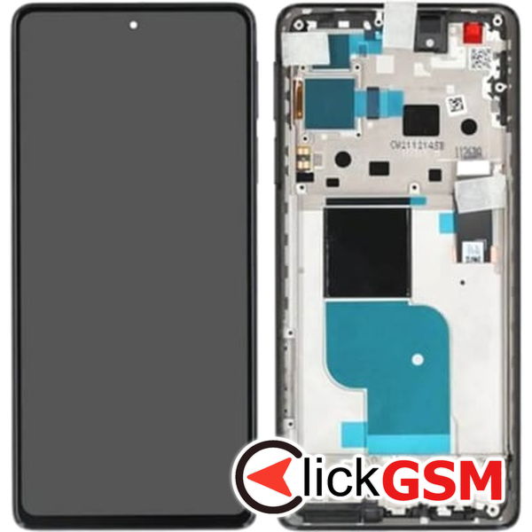 Piesa Piesa Display Original Cu Touchscreen Si Rama Negru Motorola Edge 30 Pro 2f7t