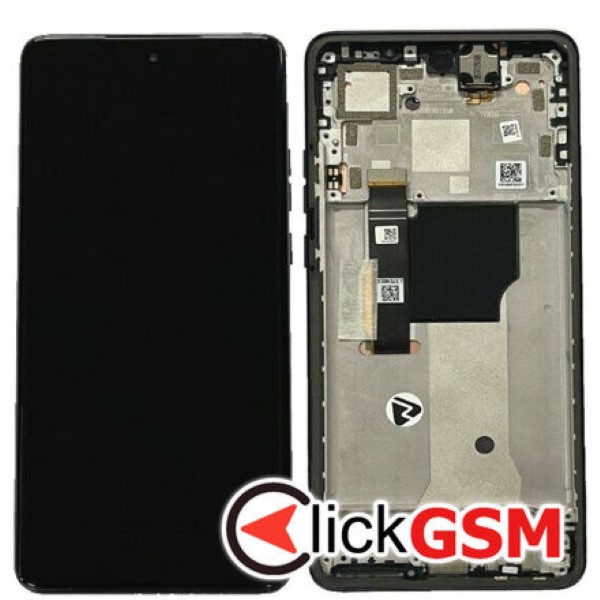 Piesa Piesa Display Original Cu Touchscreen Si Rama Negru Motorola Edge 40 Neo 34a3