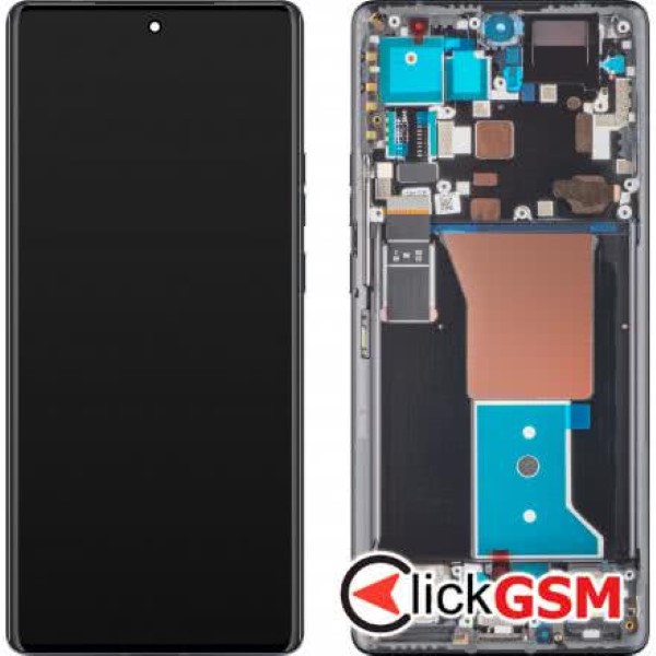 Piesa Display Original Cu Touchscreen Si Rama Negru Motorola Edge 40 Pro 2xjz