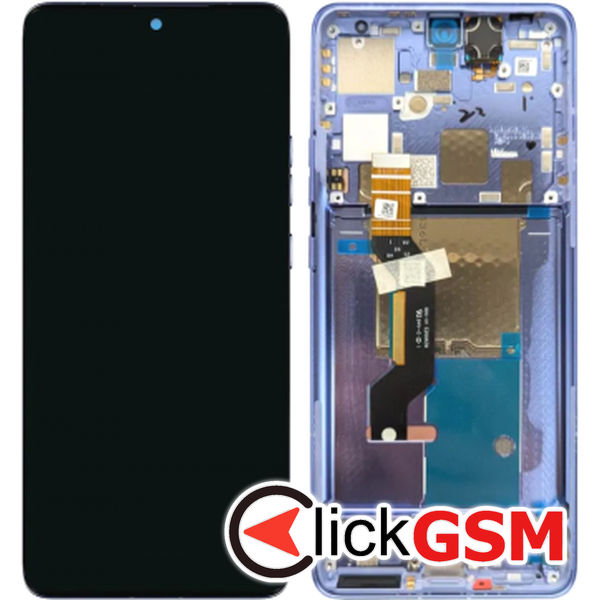 Piesa Display Original Cu Touchscreen Si Rama Negru Motorola Edge 50 Pro 40qb