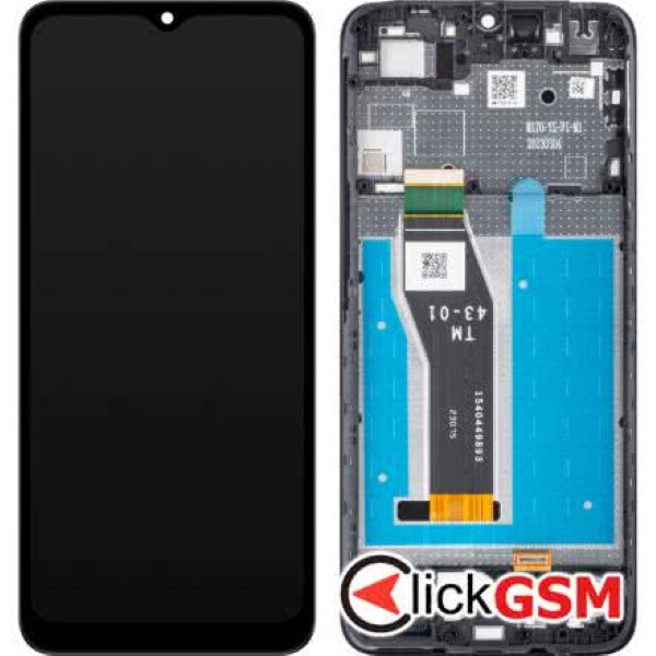 Piesa Piesa Display Original Cu Touchscreen Si Rama Negru Motorola Moto E13 2xft