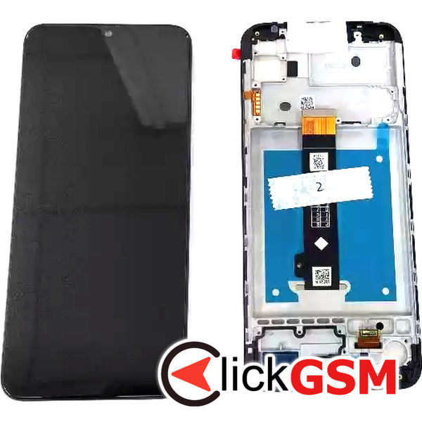 Piesa Piesa Display Original Cu Touchscreen Si Rama Negru Motorola Moto E20 31ng