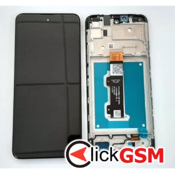 Piesa Piesa Display Original Cu Touchscreen Si Rama Negru Motorola Moto E30 2hgi