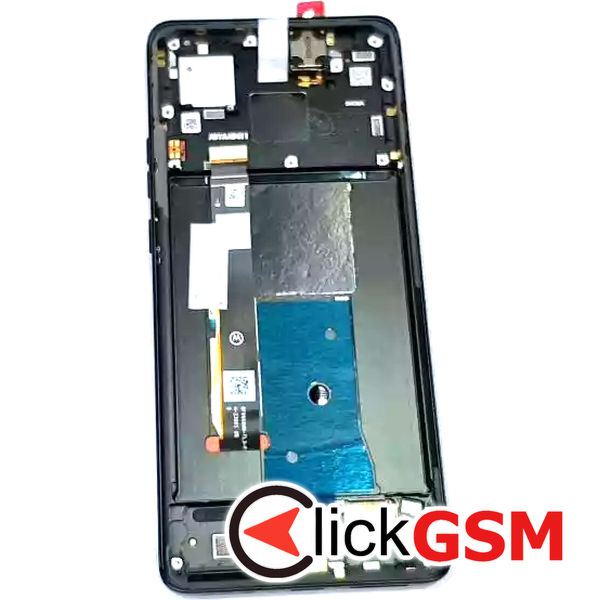 Piesa Display Original Cu Touchscreen Si Rama Negru Motorola Moto E40 32eh