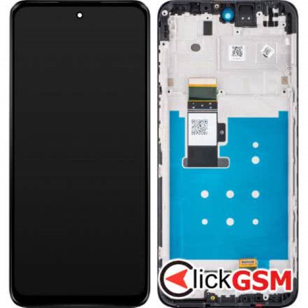 Piesa Piesa Display Original Cu Touchscreen Si Rama Negru Motorola Moto G13 2xg7