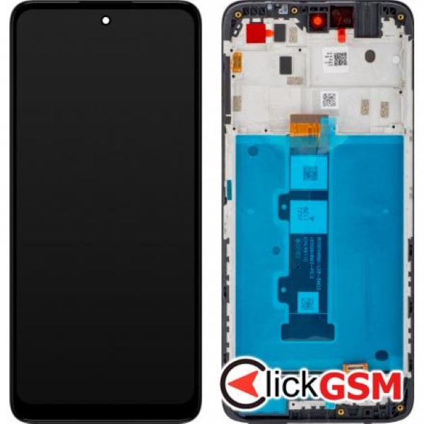 Piesa Piesa Display Original Cu Touchscreen Si Rama Negru Motorola Moto G22 1w54