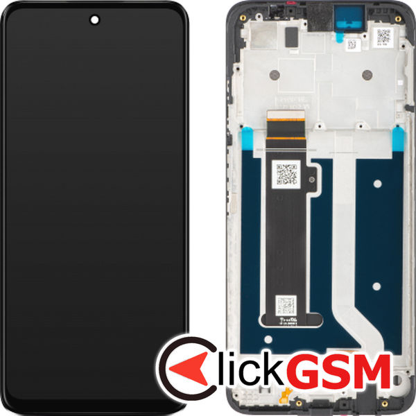 Piesa Display Original Cu Touchscreen Si Rama Negru Motorola Moto G34 5g 3sgz