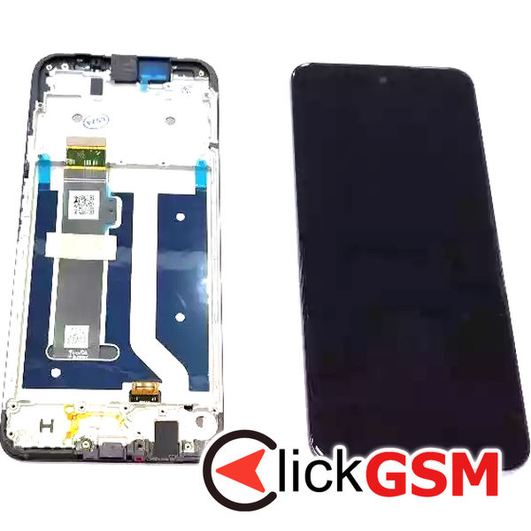 Piesa Piesa Display Original Cu Touchscreen Si Rama Negru Motorola Moto G34 5g Nqw