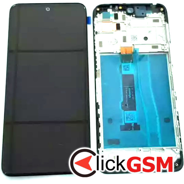 Piesa Display Original Cu Touchscreen Si Rama Negru Motorola Moto G42 32i9