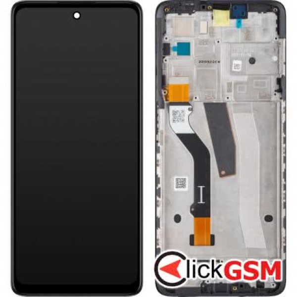 Piesa Piesa Display Original Cu Touchscreen Si Rama Negru Motorola Moto G51 5g 1t0c