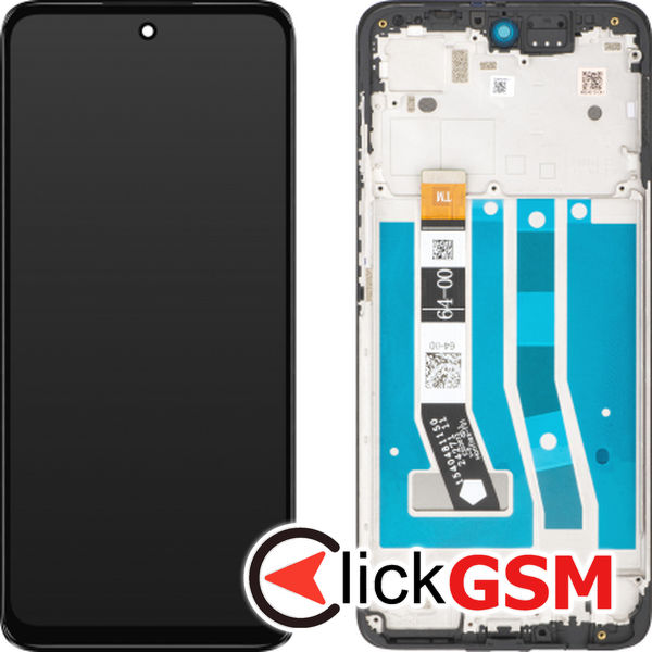 Piesa Piesa Display Original Cu Touchscreen Si Rama Negru Motorola Moto G55 5g 47dg