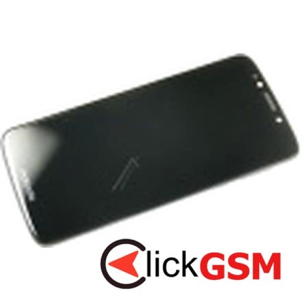 Piesa Display Original Cu Touchscreen Si Rama Negru Motorola Moto G6 Play 1s12