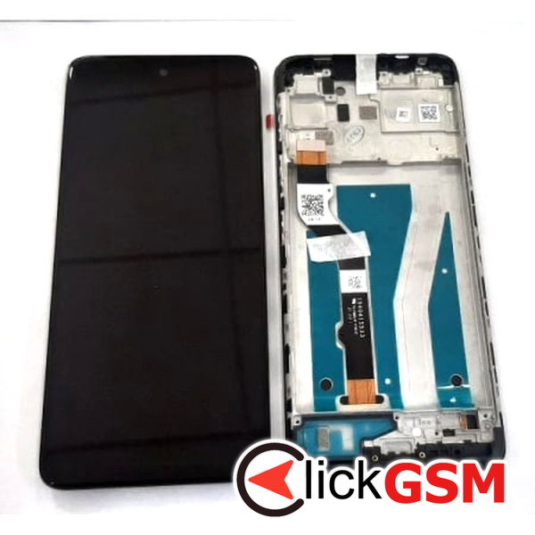 Piesa Display Original Cu Touchscreen Si Rama Negru Motorola Moto G60s 2hgj