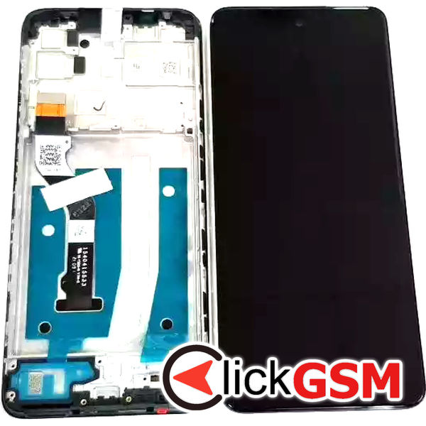 Piesa Display Original Cu Touchscreen Si Rama Negru Motorola Moto G60s 31ns