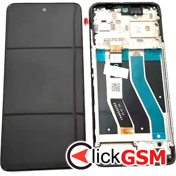 Piesa Display Original Cu Touchscreen Si Rama Negru Motorola Moto G62 5g 31nn