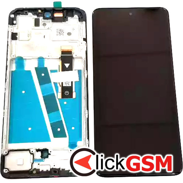 Piesa Piesa Display Original Cu Touchscreen Si Rama Negru Motorola Moto G72 31o1