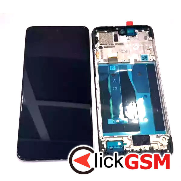 Piesa Piesa Display Original Cu Touchscreen Si Rama Negru Motorola Moto G8 Play 323j