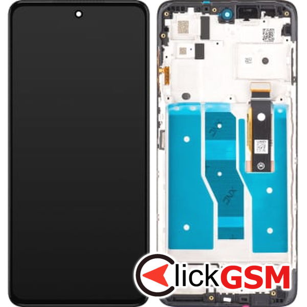 Piesa Piesa Display Original Cu Touchscreen Si Rama Negru Motorola Moto G82 2vnp