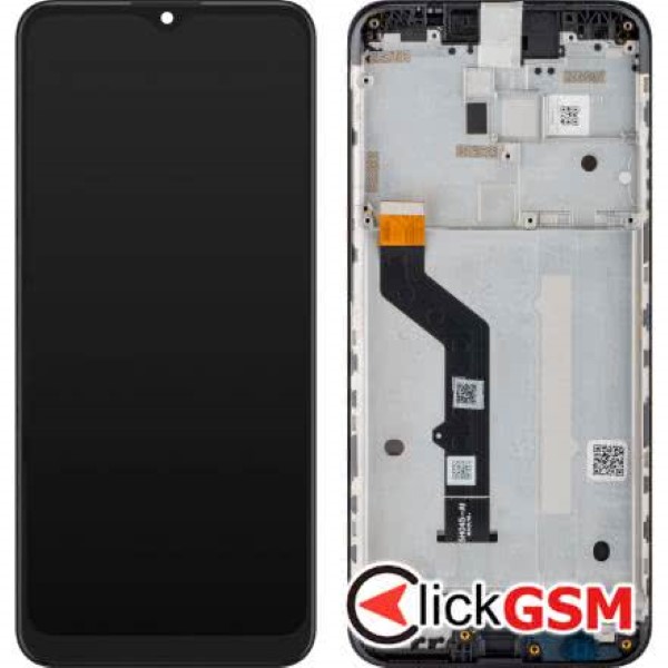 Piesa Piesa Display Original Cu Touchscreen Si Rama Negru Motorola Moto G9 Play 1t2e