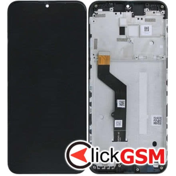 Piesa Piesa Display Original Cu Touchscreen Si Rama Negru Motorola Moto G9 Play 3aqm