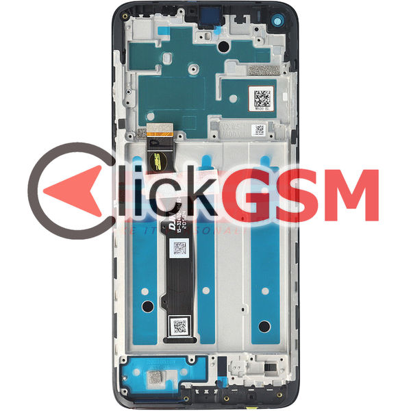 Piesa Piesa Display Original Cu Touchscreen Si Rama Negru Motorola Moto G9 Plus 4l8e