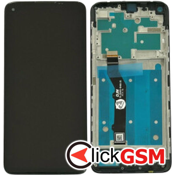 Piesa Piesa Display Original Cu Touchscreen Si Rama Negru Motorola Moto G9 Plus X4n