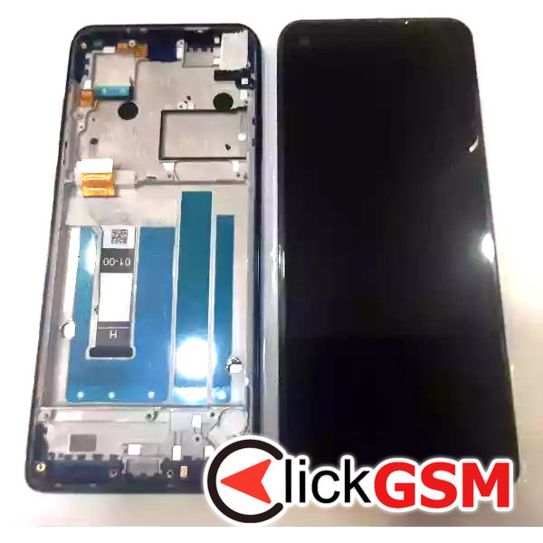 Piesa Piesa Display Original Cu Touchscreen Si Rama Negru Motorola One Vision 31ob