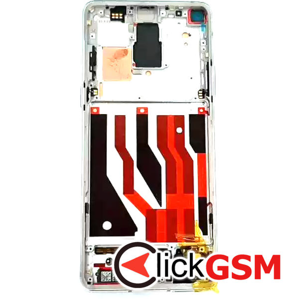 Piesa Display Original Cu Touchscreen Si Rama Negru Oneplus 8 24rv