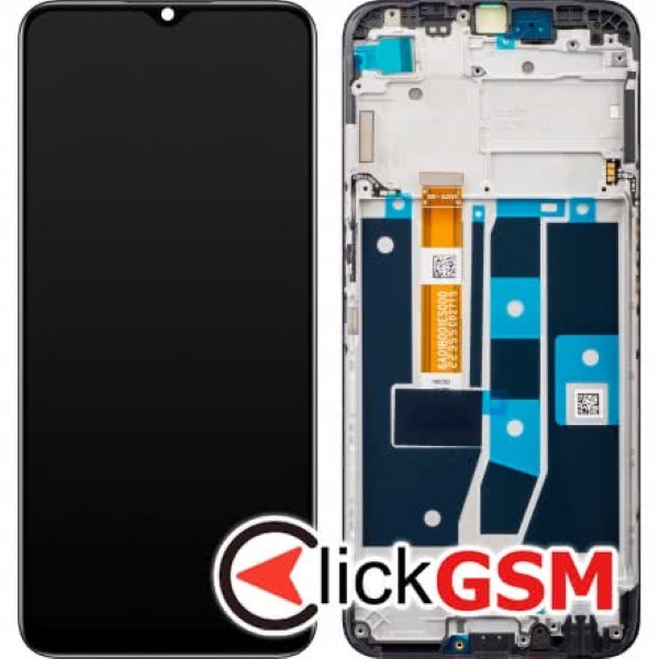 Piesa Piesa Display Original Cu Touchscreen Si Rama Negru Oppo A54s 264k