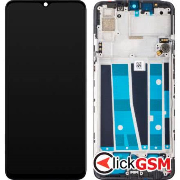 Piesa Display Original Cu Touchscreen Si Rama Negru Oppo A91 2y5k