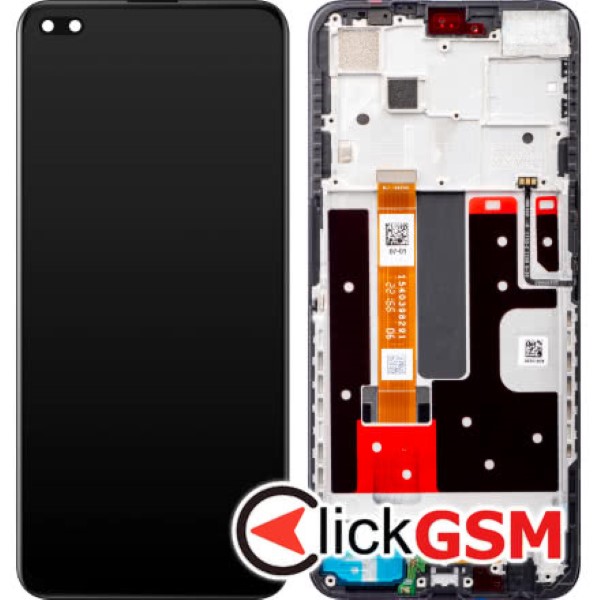 Piesa Piesa Display Original Cu Touchscreen Si Rama Negru Oppo A92s 1w5c