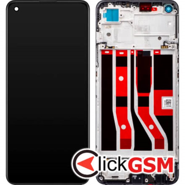 Piesa Display Original Cu Touchscreen Si Rama Negru Oppo F19 1w59