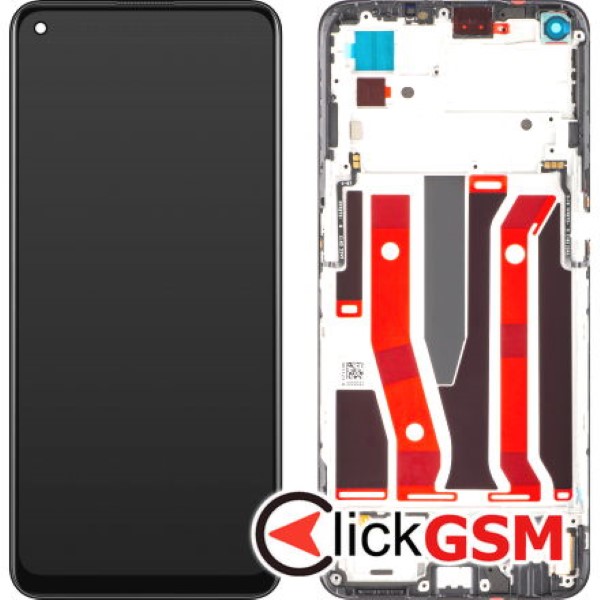 Piesa Piesa Display Original Cu Touchscreen Si Rama Negru Oppo F19 Pro.plus 5g 2y5i