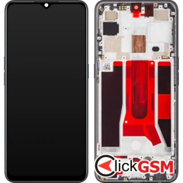 Piesa Piesa Display Original Cu Touchscreen Si Rama Negru Oppo Find X2 Lite 2xjd