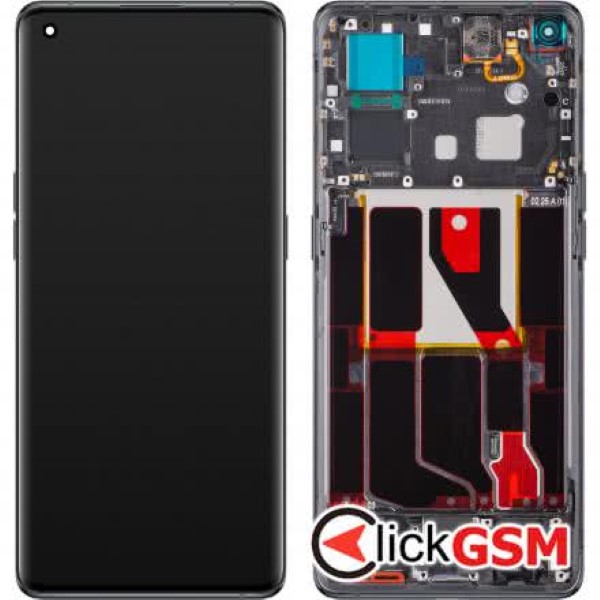 Piesa Piesa Display Original Cu Touchscreen Si Rama Negru Oppo Find X5 264i