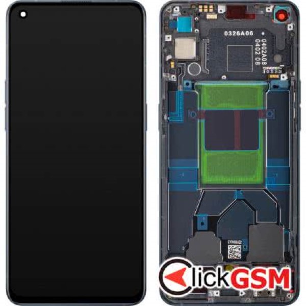 Piesa Piesa Display Original Cu Touchscreen Si Rama Negru Oppo Reno6 5g 2y5r