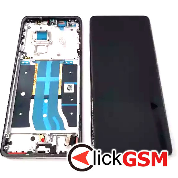 Piesa Display Original Cu Touchscreen Si Rama Negru Realme 12 Pro 5g 151s