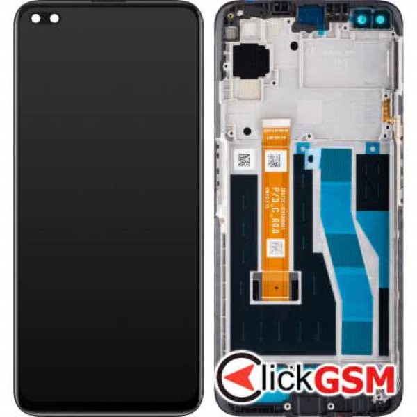 Piesa Piesa Display Original Cu Touchscreen Si Rama Negru Realme 6 Pro 2xi4