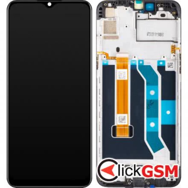 Piesa Piesa Display Original Cu Touchscreen Si Rama Negru Realme 6i 2xhe