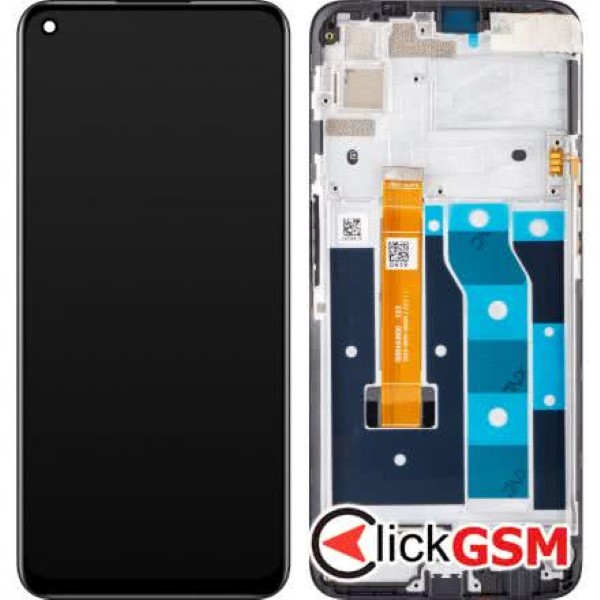 Piesa Piesa Display Original Cu Touchscreen Si Rama Negru Realme 6s 2y4y