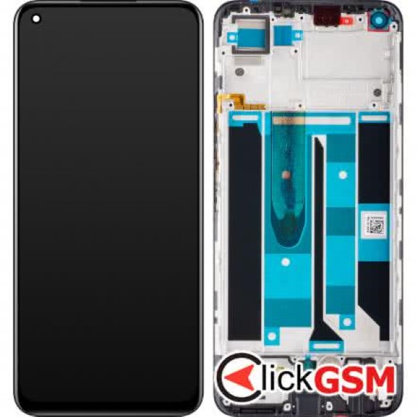 Piesa Piesa Display Original Cu Touchscreen Si Rama Negru Realme 8 27m8