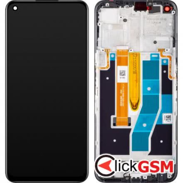 Piesa Piesa Display Original Cu Touchscreen Si Rama Negru Realme 9 Pro 4pjs