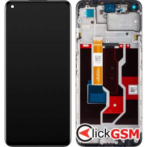 Piesa Piesa Display Original Cu Touchscreen Si Rama Negru Realme 9i 2xig