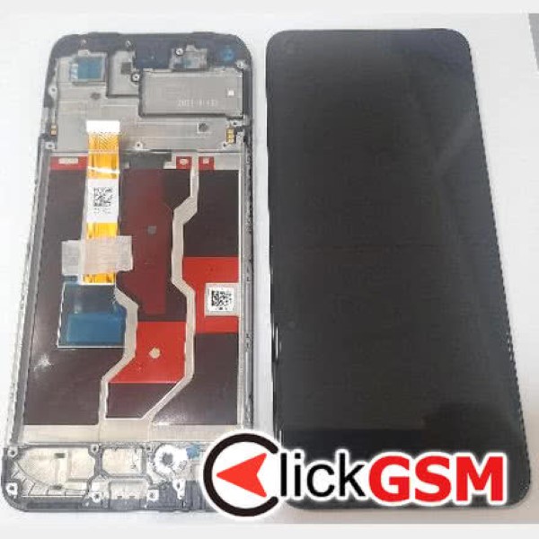 Piesa Piesa Display Original Cu Touchscreen Si Rama Negru Realme 9i K16