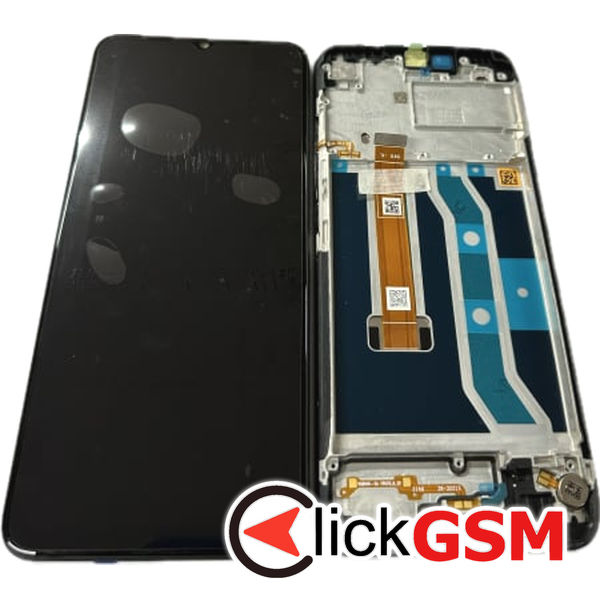 Piesa Piesa Display Original Cu Touchscreen Si Rama Negru Realme C21y 2cz8